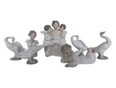 LLADRO - COLLECTION OF LATE 20TH CENTURY PORCELAIN FIGURINES