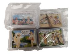 COLLECTION OF VINTAGE MID CENTURY NOVELTY ADULT POSTCARDS