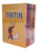 HERGE - THE ADVENTURES OF TINTIN SEALED BOOK SET