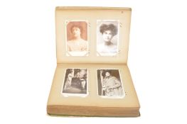 ALBUM OF EARLY & MID 20TH CENTURY ACTRESS POSTCARDS