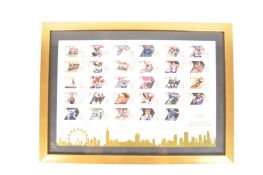 2012 LONDON PARADE OLYMPIC GOLD MEDAL STAMPS