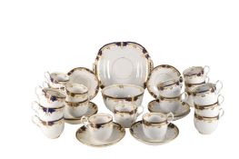 DAVENPORT - 19TH CENTURY CHINA PART COFFEE / TEA SERVICE