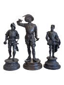 COLLECTION OF 19TH CENTURY SPELTER FIGURINES