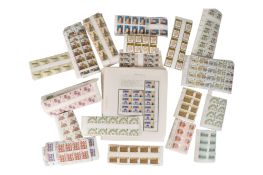 LARGE COLLECTION OF LATE 20TH CENTURY BRITISH POSTAGE STAMP SHEETS
