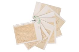 CORRESPONDENCE OF MERCHANTS NEWTON & GORDON - 18TH - 19TH CENTURY