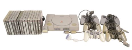 RETRO GAMING - VINTAGE PLAYSTATION CONSOLE & GAMES