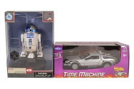 BACK TO THE FUTURE & STAR WARS R2-D2 DIECAST MODELS