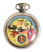 VINTAGE EAGLE COMICS DAN DARE POCKET WATCH