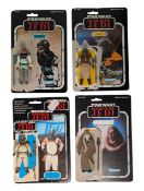 STAR WARS - ORIGINAL VINTAGE ACTION FIGURES WITH CARD BACKS