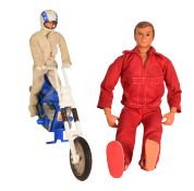 RETRO TOYS - VINTAGE SIX MILLION DOLLAR MAN & EVEL KNIEVEL