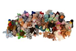 BEANIE BABIES - COLLECTION OF X50 ORIGINAL TY BEANIE BABIES