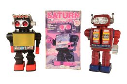 ROBOTS - X2 VINTAGE BATTERY OPERATED ROBOTS