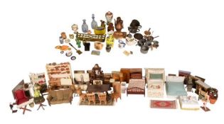DOLLS HOUSE - COLLECTION OF DOLL HOUSE INTERIOR CONTENTS