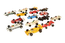 SCALEXTRIC - COLLECTION OF VINTAGE HORNBY SLOT RACING CARS