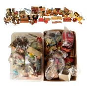DOLLS HOUSE - COLLECTION OF VINTAGE FURNITURE