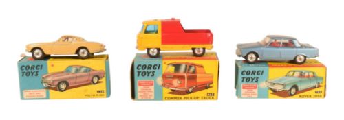 DIECAST - X3 VINTAGE CORGI TOYS DIECAST MODELS