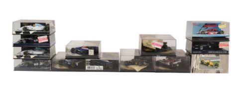 DIECAST - COLLECTION OF 1/43 SCALE DIECAST F1 RACING CARS