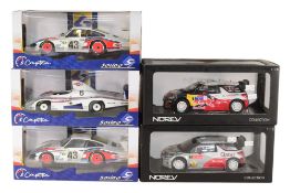 DIECAST - COLLECTION OF 1/18 SCALE DIECAST MODEL RACING CARS