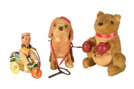 COLLECTION OF VINTAGE MECHANICAL TOYS