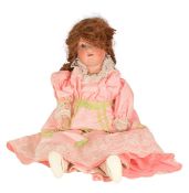 DOLLS - GERMAN ARMAND MARSEILLE BISQUE HEADED DOLL