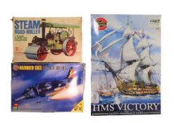 MODEL KITS - X3 ASSORTED PLASTIC MODEL KITS