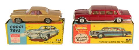 DIECAST - X2 VINTAGE CORGI TOY DIECAST MODELS