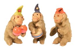 CLOCKWORK TOYS - VINTAGE MECHANICAL MONKEYS