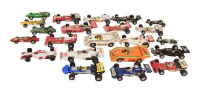 DIECAST - COLLECTION OF VINTAGE CORGI TOYS RACING CARS
