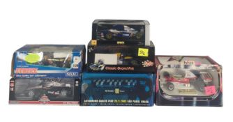 DIECAST - COLLECTION OF LARGE SCALE DIECAST MODEL RACING CARS