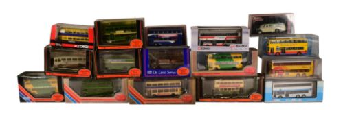 DIECAST - COLLECTION OF EFE & CORGI DIECAST BUSES