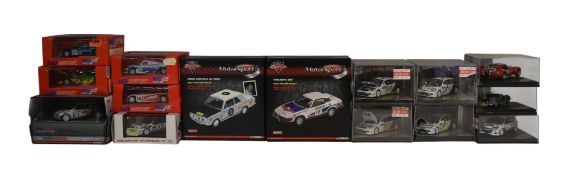 DIECAST - COLLECTION OF 1/43 SCALE DIECAST RACING CARS