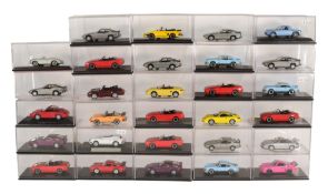 DIECAST - COLLECTION OF DEAGOSTINI MADE DIECAST MODEL CARS