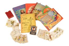 COLLECTION OF VINTAGE CHILDRENS BOOKS & GAMES