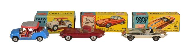 DIECAST - X3 ORIGINAL VINTAGE CORGI TOYS DIECAST MODELS