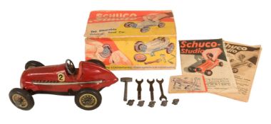 SCHUCO - VINTAGE TINPLATE CLOCKWORK 'STUDIO' CAR