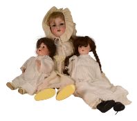 DOLLS - X3 VINTAGE GERMAN ARMAND MARSEILLE DOLLS