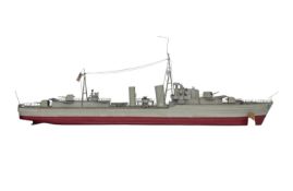 RC MODELS - HMS GURKHA 1/96 SCALE MODEL