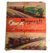 MODEL RAILWAY - VINTAGE PLAYCRAFT OO GAUGE TRAIN SET