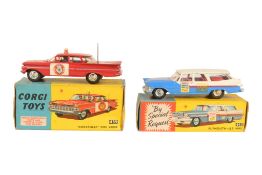 DIECAST - X2 VINTAGE CORGI TOYS DIECAST MODELS