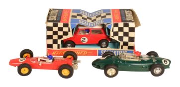 SCALEXTRIC - VINTAGE TRIANG SLOT RACING CARS