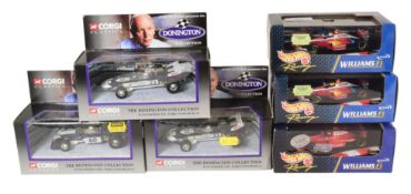 DIECAST - COLLECTION OF CORGI & HOT WHEELS DIECAST F1 CARS