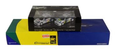 DIECAST - MINICHAMPS 1/43 SCALE DIECAST F1 RACING MODELS