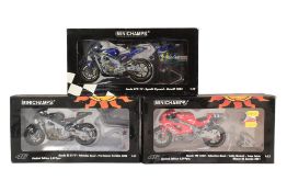 DIECAST - COLLECTION OF MINICHAMPS 1/12 SCALE MOTORBIKES
