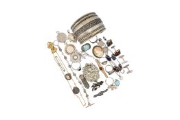 ASSORTED JEWLLERY INCLUDING SILVER