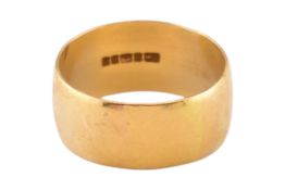1960S HALLMARKED 22CT GOLD WEDDING BAND RING