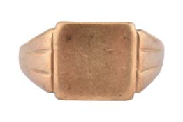 HALLMARKED 9CT GOLD SIGNET RING