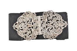 HALLMARKED SILVER NURSES BELT & BUCKLE