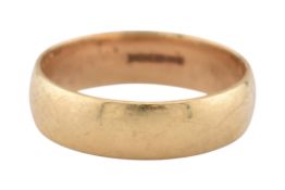 HALLMARKED 9CT GOLD BAND RING