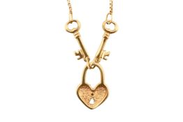 18CT GOLD PENDANT NECKLACE