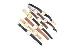 COLLECTION OF VINTAGE MID CENTURY GENTLEMANS WRISTWATCHES
